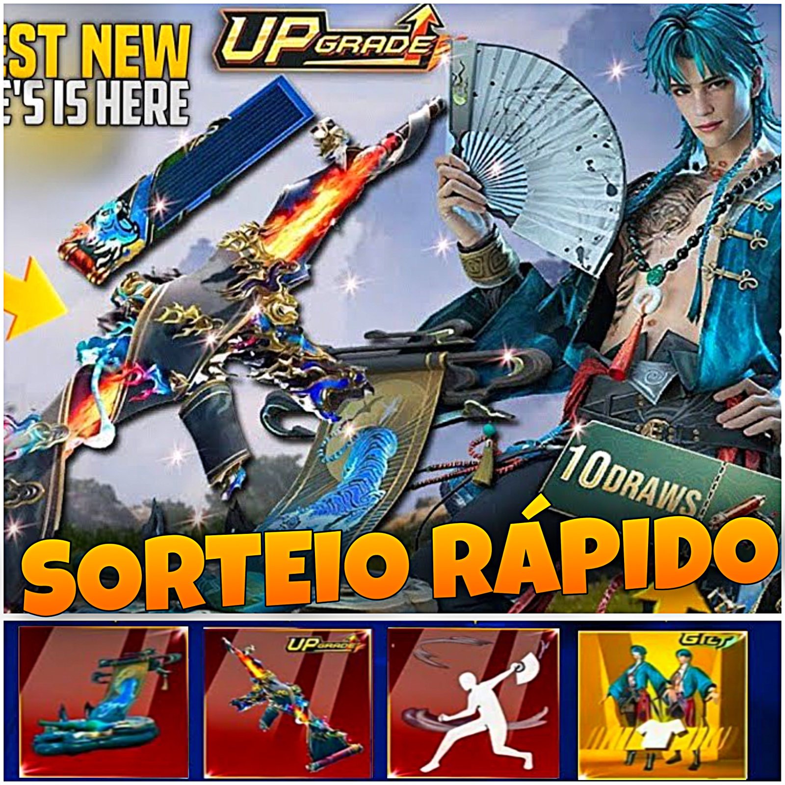 SORTEIO RAPIDO PEGA M4 8100 UC OU 450 PIX #1