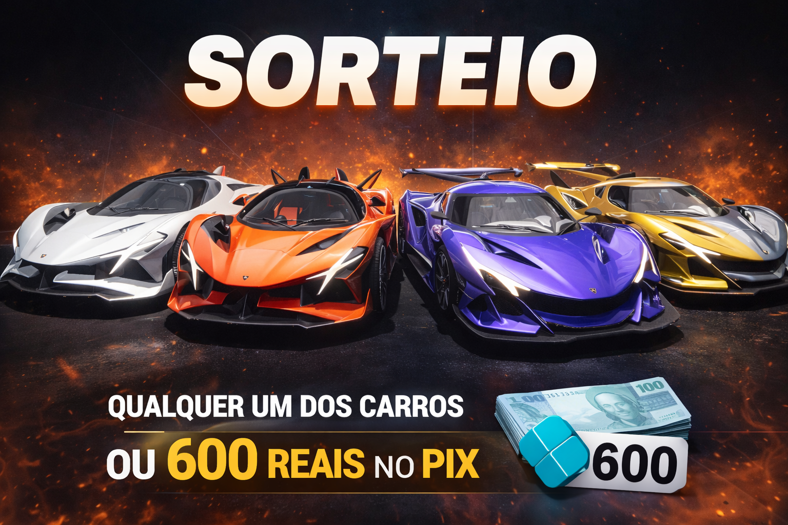 SORTEIO RAPIDO CARTINHA CARRO APÓLO OU 600 #5