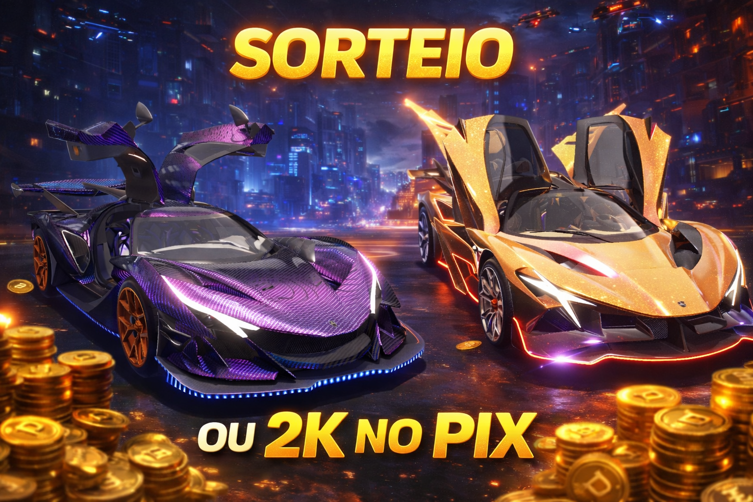 SORTEIO RAPIDO APOLO 3 CARD OU 2k PIX